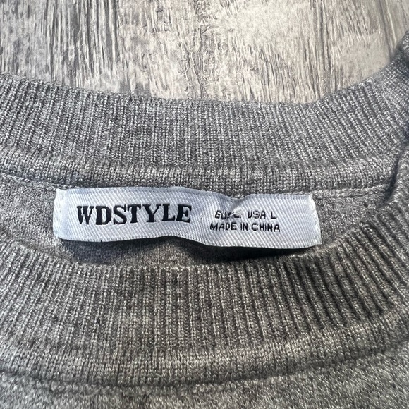 WDSTYLE Crew Neck Knitted Sweaters for Women Loose Casual  Leopard Print… - Picture 8 of 13